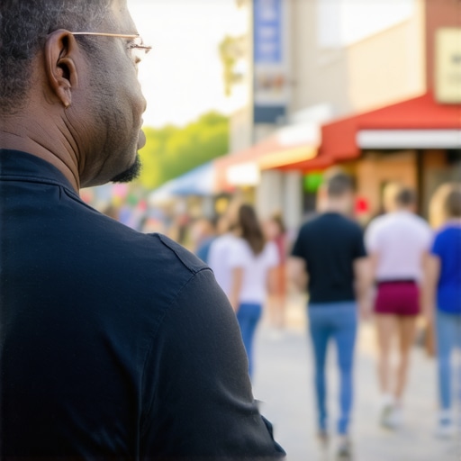 Business owner interacting with Glendale community during local event