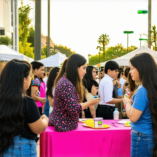 Diverse community participating in Glendale local event.