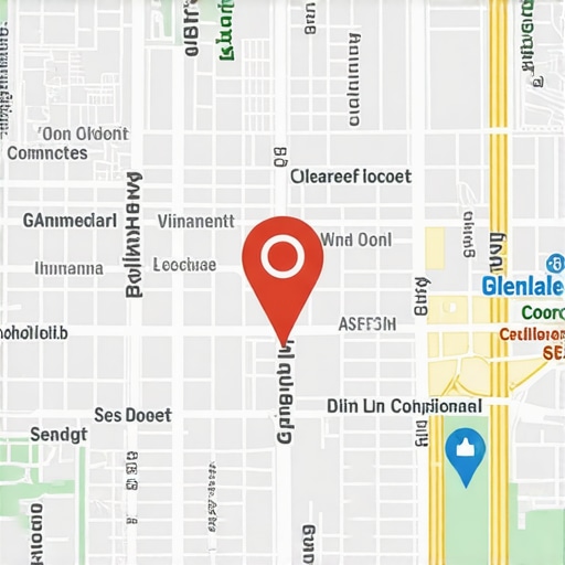 Glendale Business Map Optimization Map highlighting Glendale local business locations optimized for SEO