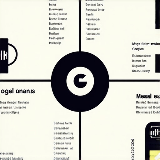 Infographic illustrating key factors influencing local SEO rankings on Google Maps