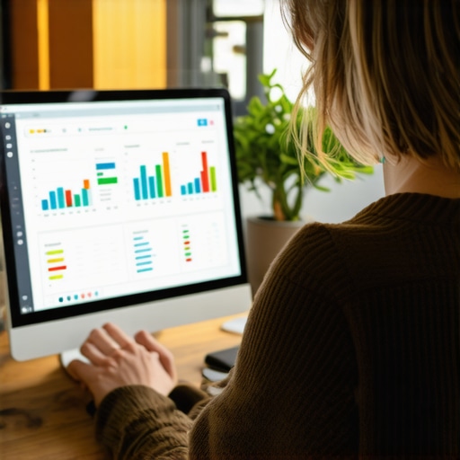 Maintaining Local SEO with Tools Business owner using SEO tools for Glendale local SEO management