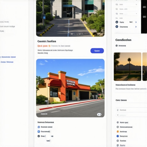 Screenshot of a Google My Business dashboard showing an optimized listing for a Glendale local business