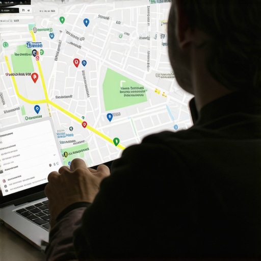 Analyzing Glendale Local SEO Data Person reviewing local SEO analytics for Glendale business on laptop