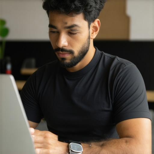 Business owner adjusting Google My Business settings for Glendale neighborhoods