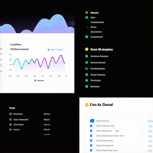 Local SEO Dashboard with Analytics Tools Screenshot of local SEO management tools showing citations, backlinks, and rankings for Glendale businesses.