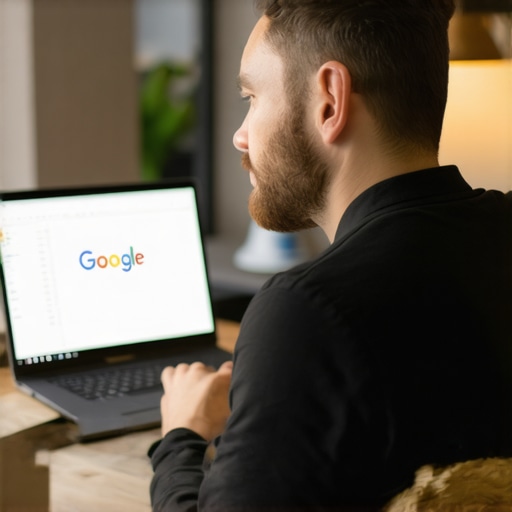 Optimizing Glendale GMB profile Business owner updating Google My Business profile in Glendale
